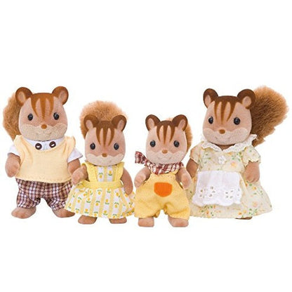 Bjdesign - Father of Sylvanian Families Walnut Squirrel Doll, No Assembly Required, Social Skills Development