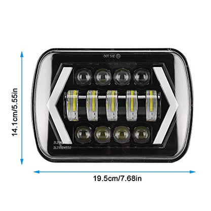 Brilluxa - 6000K H4 LED Headlight, 21000LM, IP67 Waterproof, Jeep Compatible