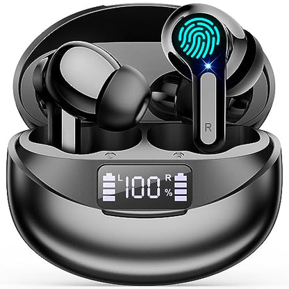 Cervanta Bluetooth 5.3 Wireless Earbuds with Deep Bass Sound