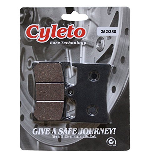 Cyleto - Front Brake Pads for YAMAHA MT07/MT09 2014-2016 - Easy Install, Durable Performance