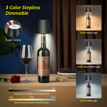 2026 New Wireless Bottle Lamp - LED Bottle Lights for Liquor & Wine Bottles