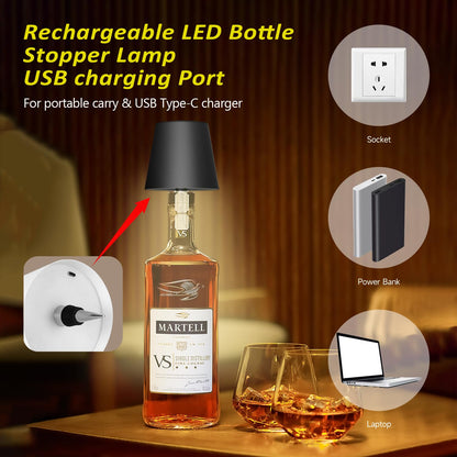 2026 New Wireless Bottle Lamp - LED Bottle Lights for Liquor & Wine Bottles