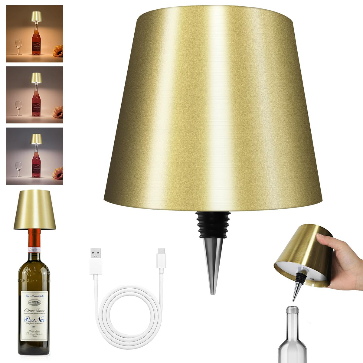 2026 New Wireless Bottle Lamp - LED Bottle Lights for Liquor & Wine Bottles
