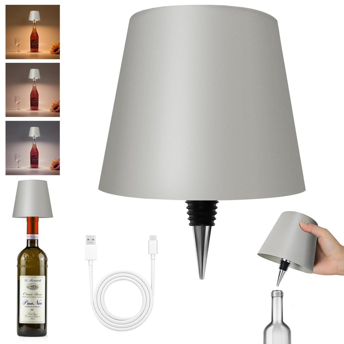 2026 New Wireless Bottle Lamp - LED Bottle Lights for Liquor & Wine Bottles