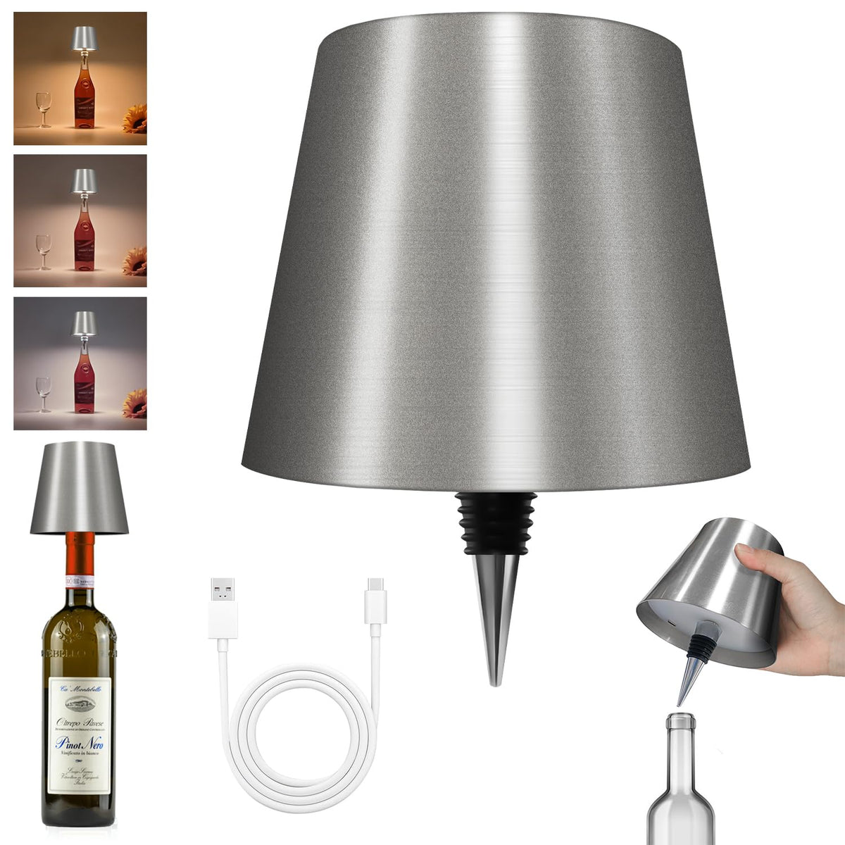 2026 New Wireless Bottle Lamp - LED Bottle Lights for Liquor & Wine Bottles