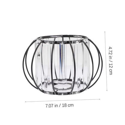 Alipis E27 Glass Lamp Shade with Iron Frame for Ceiling Light, Simple Elegant Design Suitable for Kitchen