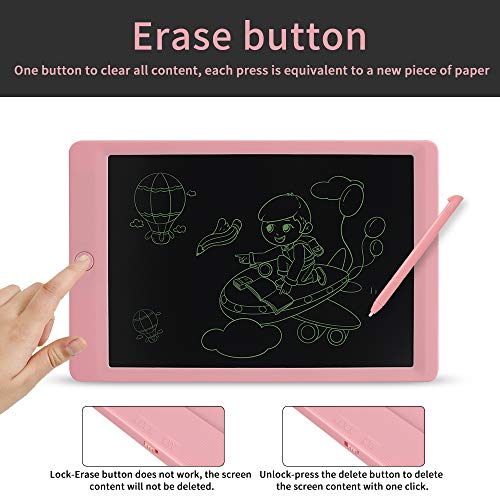 Damavo - 8.5 Inch LCD Writing Tablet with Lock Button, Doodle Board for Kids & Adults