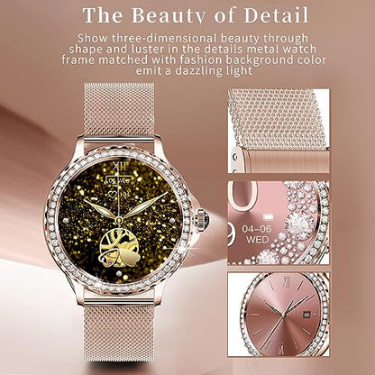Dauz - NX19 Smart Watch with 1.3" Touch Screen, Heart Rate Monitor, Fitness Tracking