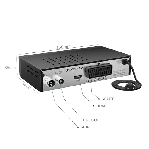 Deko - DVB-T2 Tuner with HEVC H.265 Support for Enhanced Digital Quality