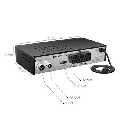 Deko - DVB-T2 Tuner with HEVC H.265 Support for Enhanced Digital Quality