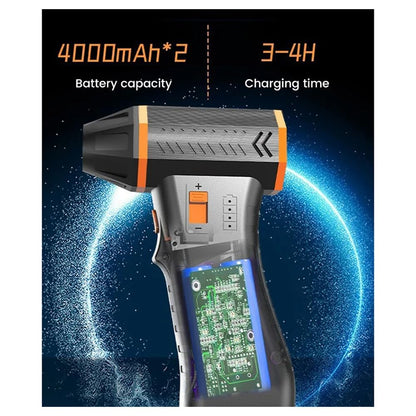 New 130000 RPM Electric Air Blower Fan Brushless Motor High-Speed Turbo Violent Fan USB Powerful Dust Blower A