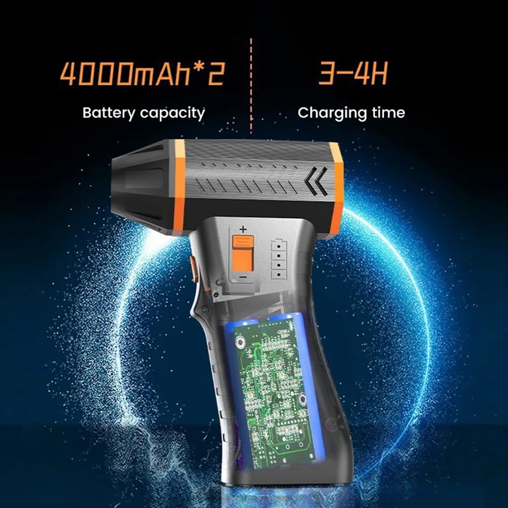 New 130000 RPM Electric Air Blower Fan Brushless Motor High-Speed Turbo Violent Fan USB Powerful Dust Blower A