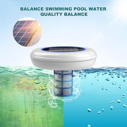 Solar Pool Ionizer for Above Ground Pool Up to 35,000 Gal Floating Pool Cleaner Ionizer for Pool Ionizer for Inground Pool Solar Copper Pool Ionizer
