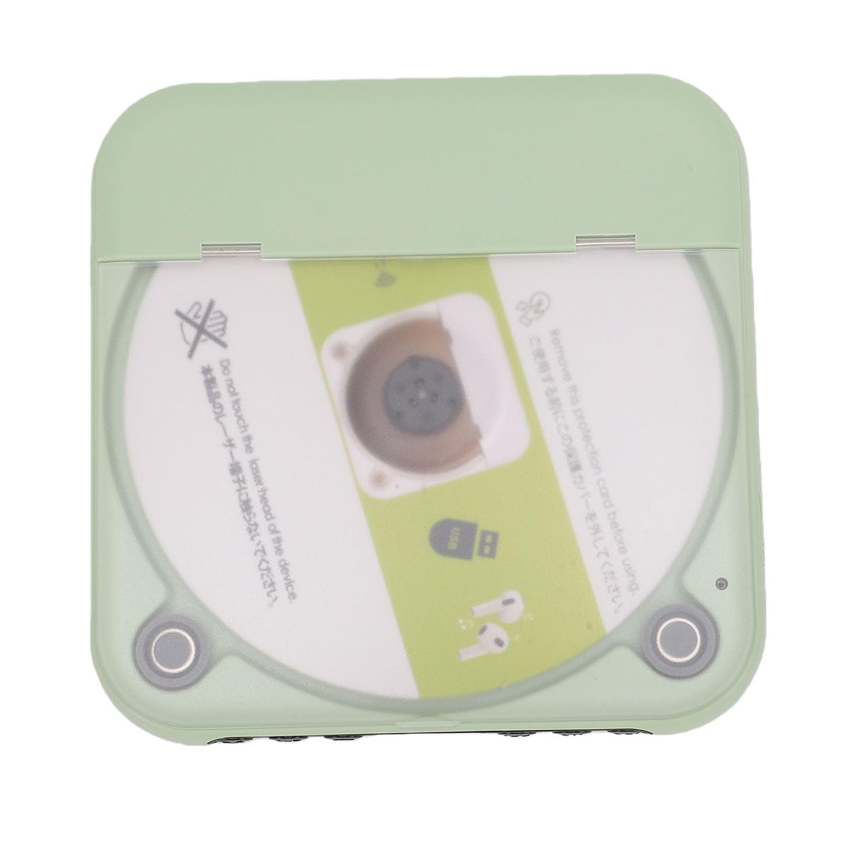 Ausla Portable CD Player Bluetooth CD Player with Dual Stereo Speakers LCD Display 2000mAh Rechargeable USB MP3 AUX Headphone for Home Car Outdoor Use
