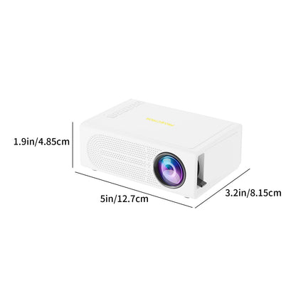 Mini Projector, 1080P HD Portable Projector Movie Video Projector