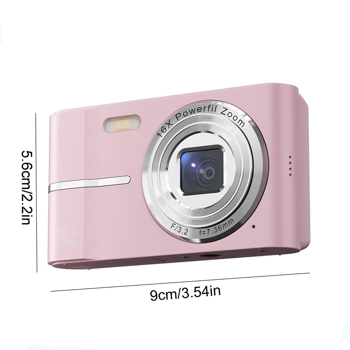 4k Pin-k Digital Vlogging Camera for Travel Compact Pocket Cameras