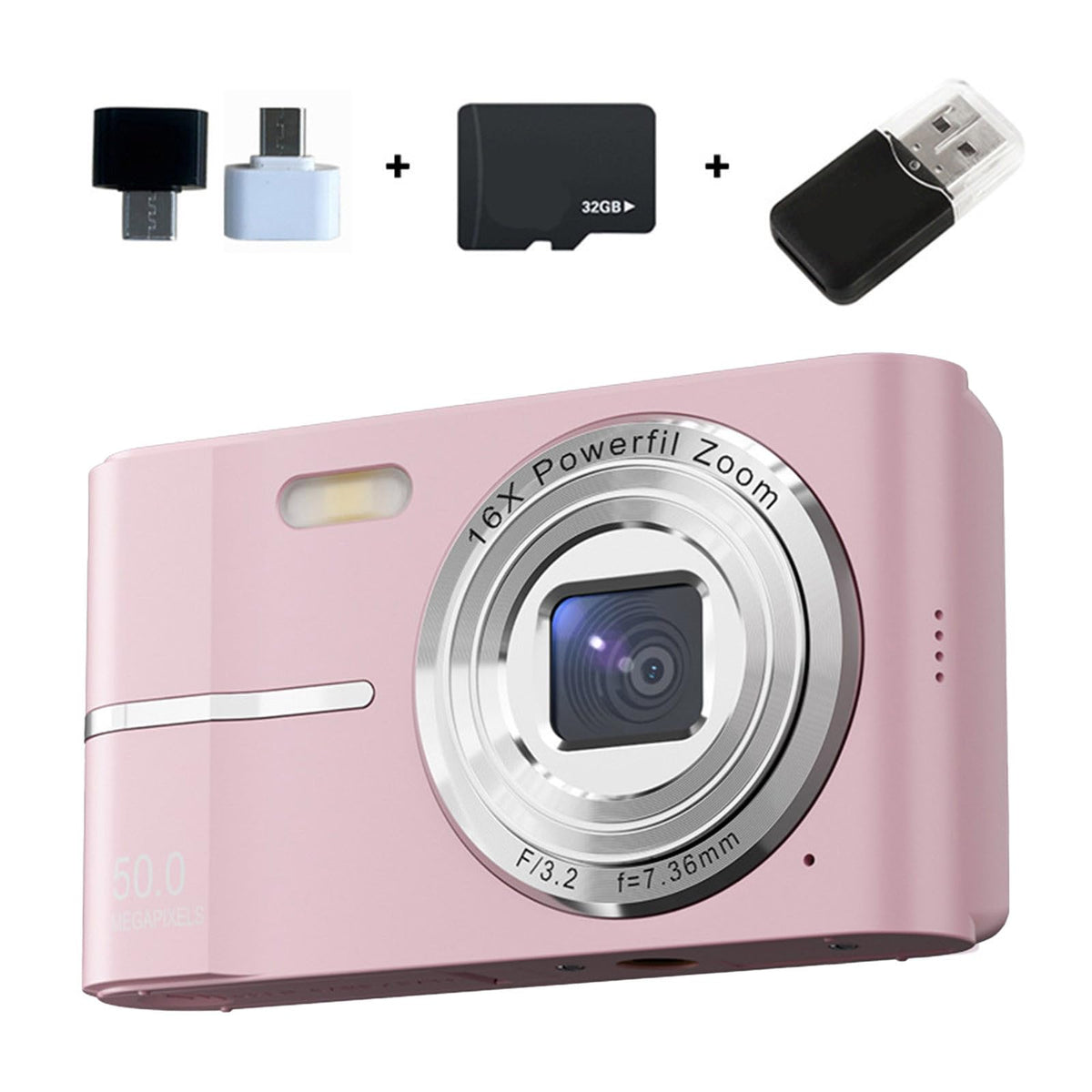4k Pin-k Digital Vlogging Camera for Travel Compact Pocket Cameras
