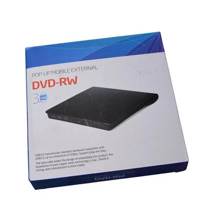 Pop-Up Mobile External DVD-RW USB 3.0 (Negro)- Renovado