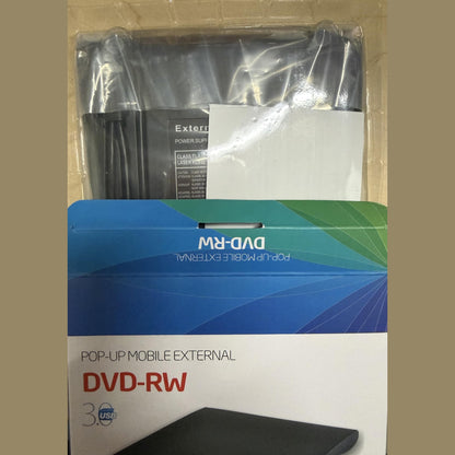 Pop-Up Mobile External DVD-RW USB 3.0 (Negro)- Renovado