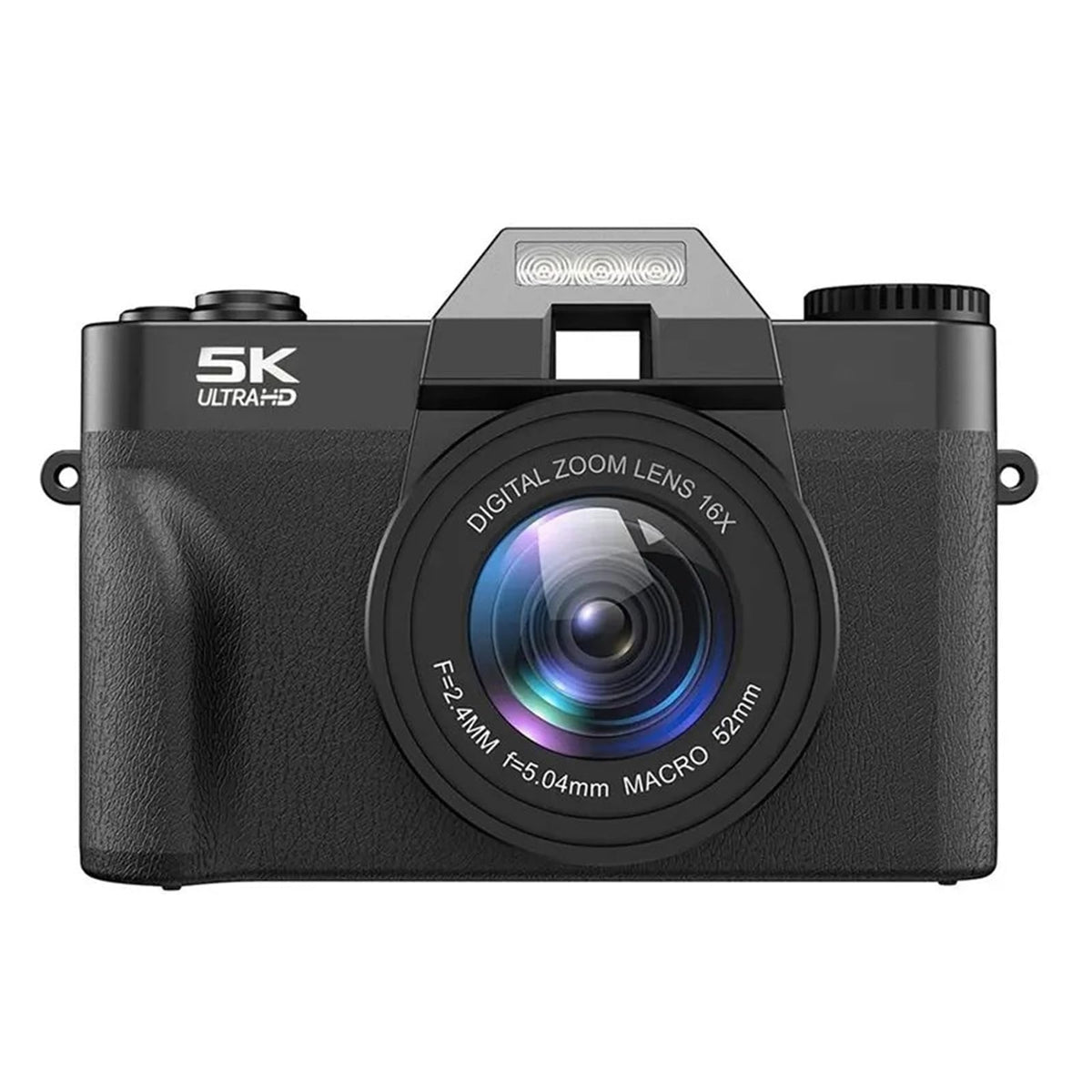 5K HD Digital Video Recorder, 48MP Wide Angle 16X Zoom Camcorder with 3 Inch Flip Screen, WiFi Enabled Webcam for Professional Recording
