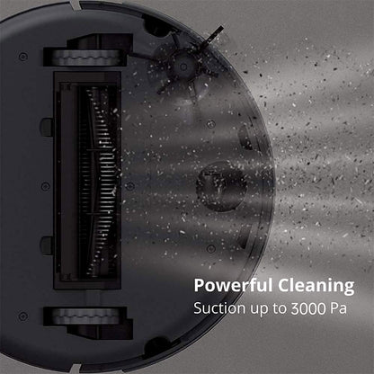 Trifo Emma Robot Vacuum Cleaner, 3000Pa Super-Strong Suction, Best for Pet Hair, 90-Minute Runtime, Wi-Fi Connectivity, Compatible with Alexa, Carpets, Hard Floors, Tile, Self-Charging,Black