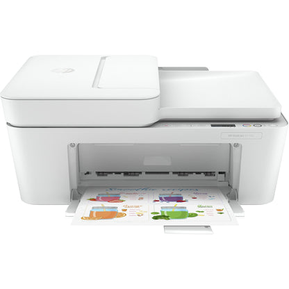 HP All-in-One Colour Inkjet Printer - DeskJet Plus 4110e - Family Friendly - 6 Months Instant Ink Included HP