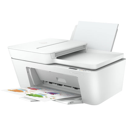 HP All-in-One Colour Inkjet Printer - DeskJet Plus 4110e - Family Friendly - 6 Months Instant Ink Included HP