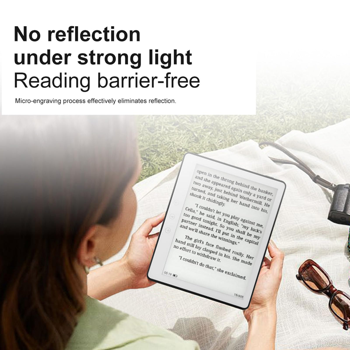 5.76in Android 8.1 Ebook Reader, 920x680 Anti Glare E Ink Screen (2G+32G)