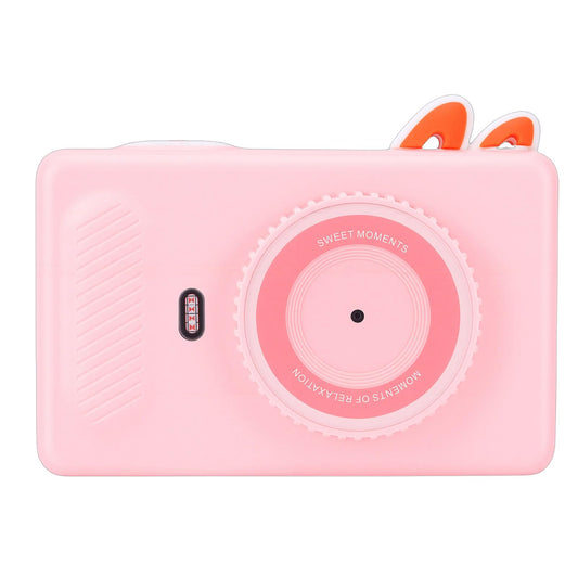 Kids AI Digital Camera, AI Object Recognition 8MP Learning Camera For Kids, Doodle with 3.97 Inch Touch Screen and 2.4GHz WiFi, For Children Education Birthday Gift (Pink)