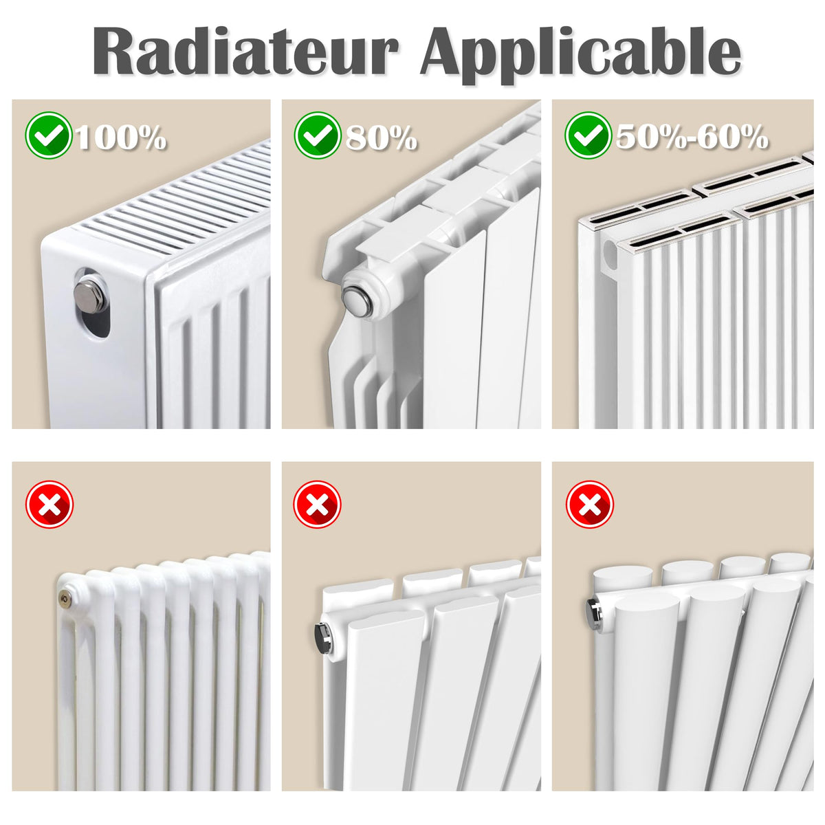 Fan Radiator Radiator Amplifier with 5 Upgraded Fans (Mono Set)