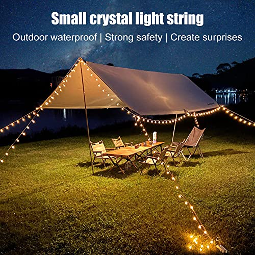Eubuy - LED Outdoor String Lights, Battery Powered, 10M, 80 Lamps for Indoor/Outdoor Decor