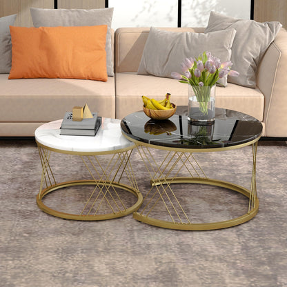 Merax WF300416BAA Round Coffee Table