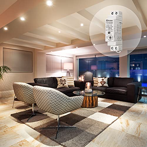 Finder - Modular Rail-Mount Dimmer 500W, 230VAC, Memory Function, 35mm