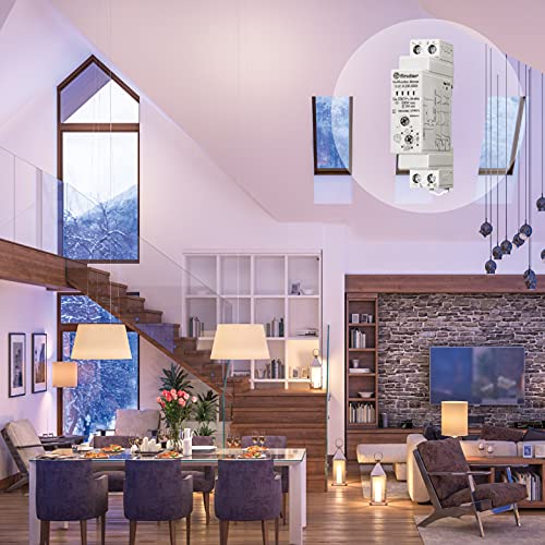 Finder - Modular Rail-Mount Dimmer 500W, 230VAC, Memory Function, 35mm