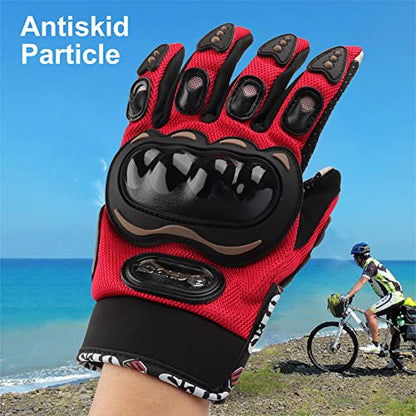 Ges - Waterproof Touch Screen Gloves for Motocross, Climbing & Hiking Size M
