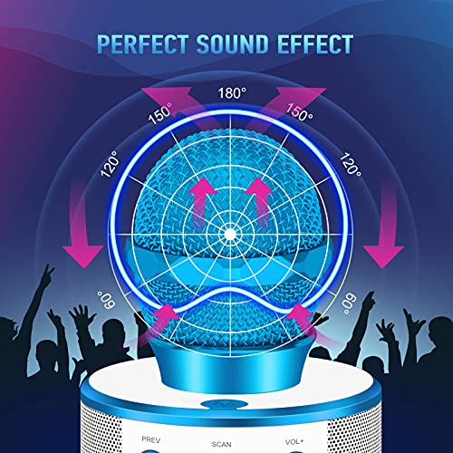 GeschenPark - Wireless Microphone for Kids, High Sound Quality, Fun Karaoke Toy