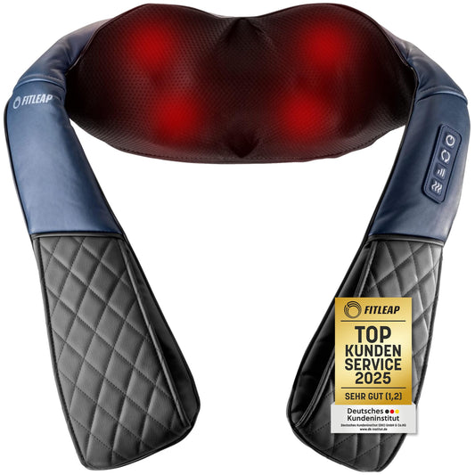 Fitleap Shiatsu Neck Shoulder Back Massager with Infrared Heat