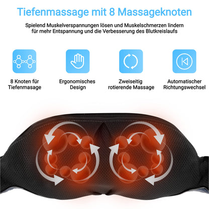 Fitleap Shiatsu Neck Shoulder Back Massager with Infrared Heat