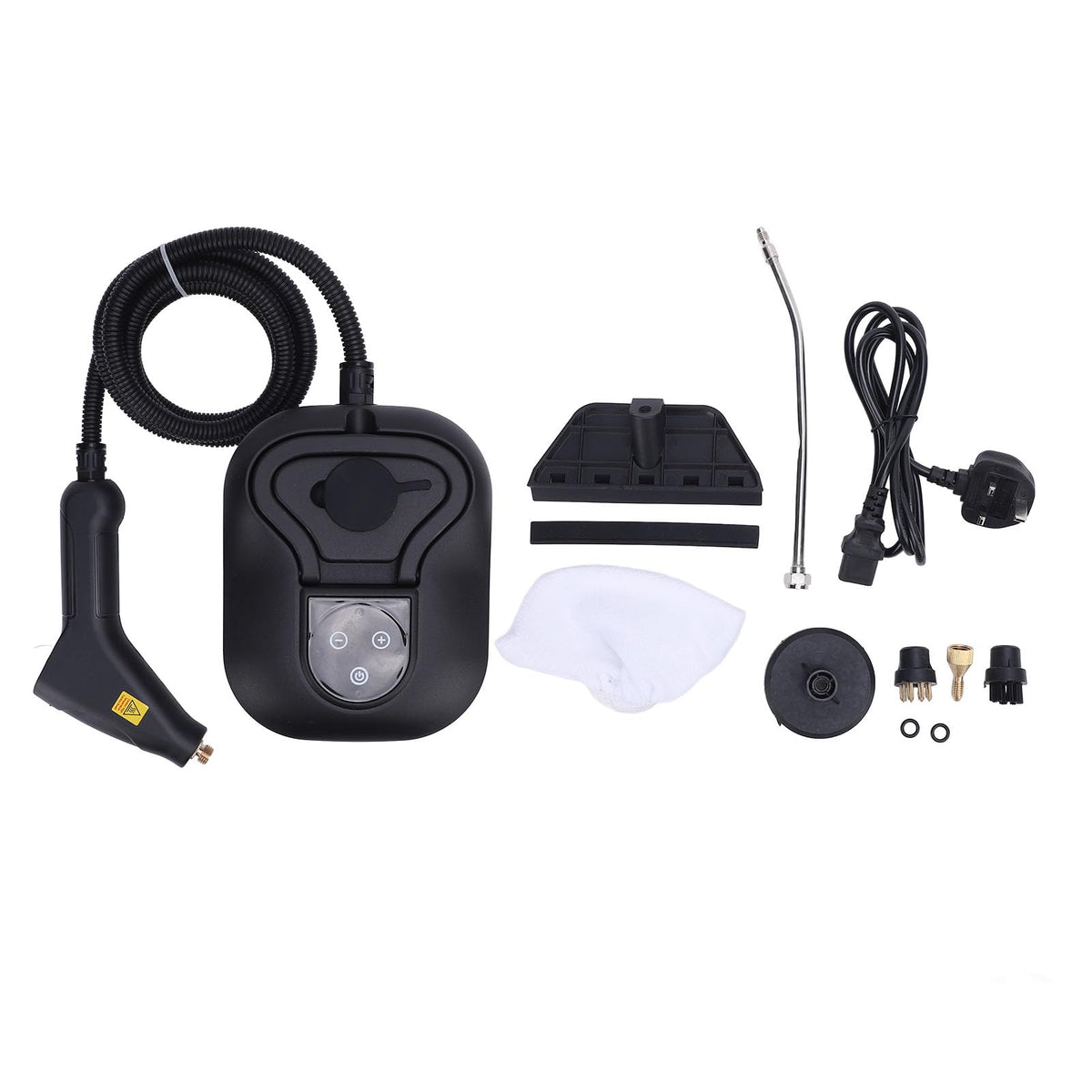 Steam Cleaner Handheld, for Multiple Surfaces, Smart Touch Screen, 3 Brush Heads, Compact Design, Efficient -Free Cleaning