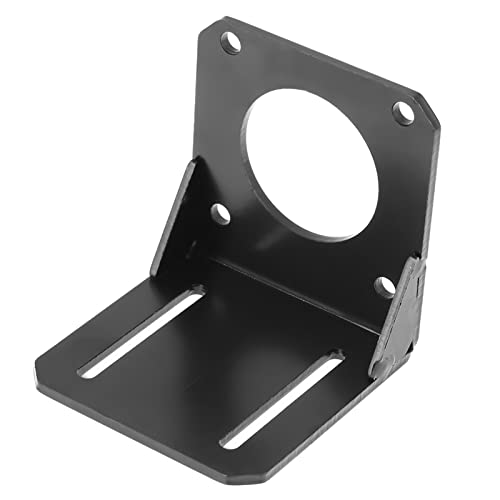 Hilitand NEMA 23 DC Gear Motor Mounting Bracket in Black Stainless Steel