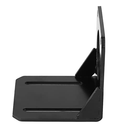 Hilitand - DC Gear Motor Mounting Bracket, Black Stainless Steel for NEMA 23