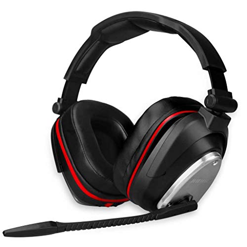 Experience immersive gaming with the Huhd 2.4GHz Wireless Headset featuring HD audio, noise reduction, and 7.1 surround sound for Xbox, PS4, and PC.