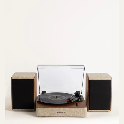 Create - Record Player Pro – Dark Wood