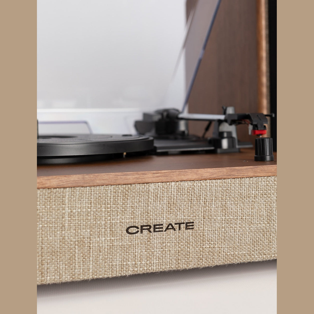 Create - Record Player Pro – Dark Wood