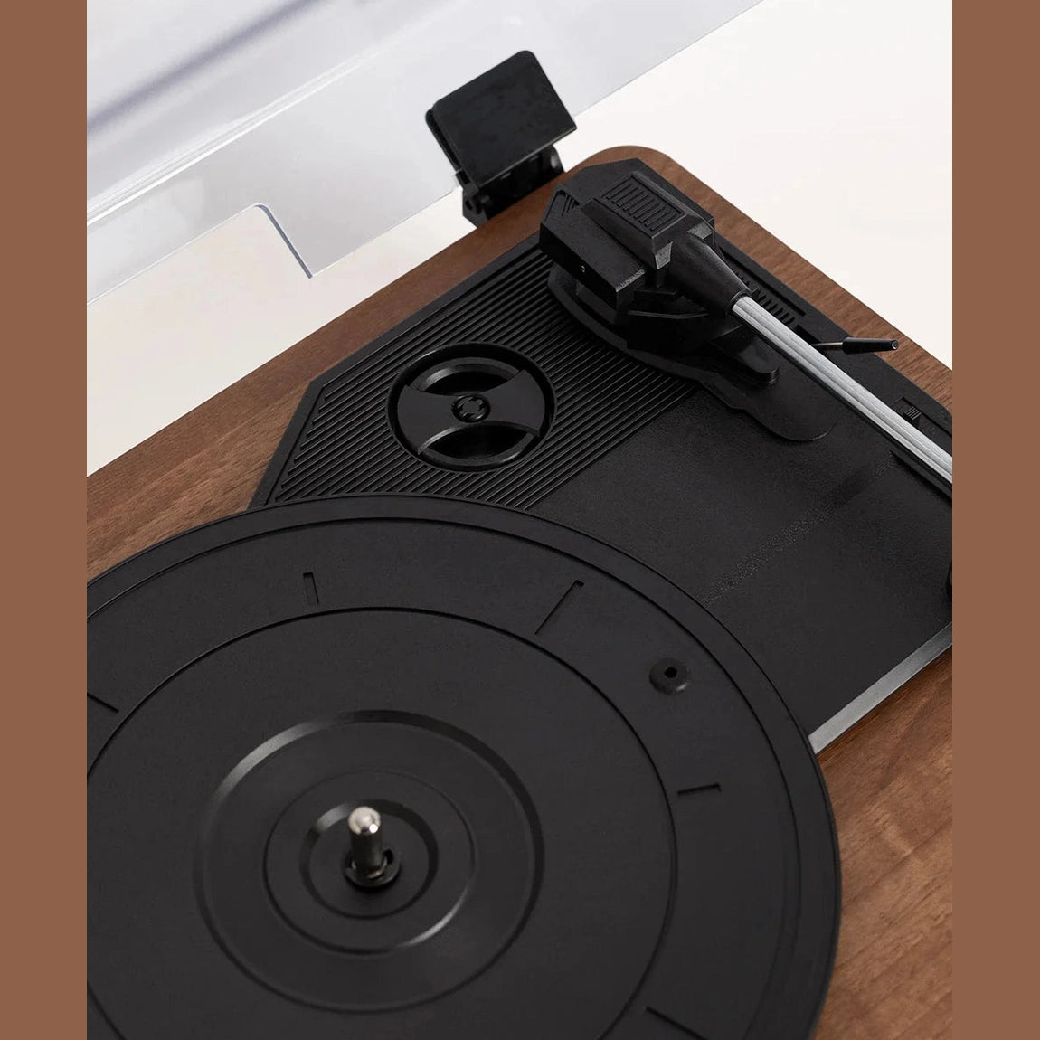 Create - Record Player Pro – Dark Wood