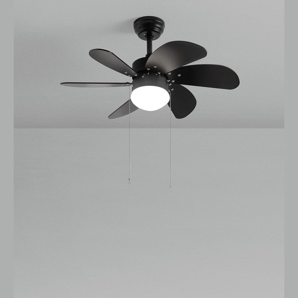 Create - WINDLIGHT EASY – 53W Quiet Ceiling Fan with Remote Control, 6 Speeds, Timer, Summer/Winter Function, with Lighting (82 cm)