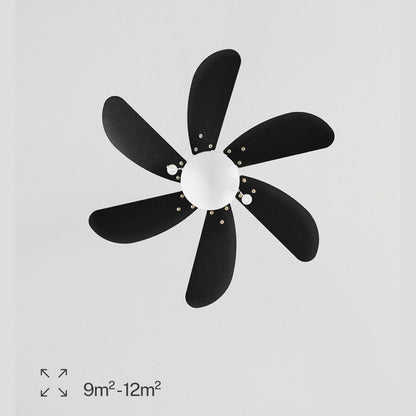 Create - WINDLIGHT EASY – 53W Quiet Ceiling Fan with Remote Control, 6 Speeds, Timer, Summer/Winter Function, with Lighting (82 cm)