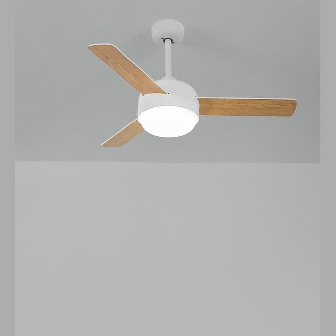 Create - WIND BALL – 40W Silent Ceiling Fan with 15W LED Light, 6 Speeds, Summer/Winter Function, Reversible Blades (Ø112 cm)