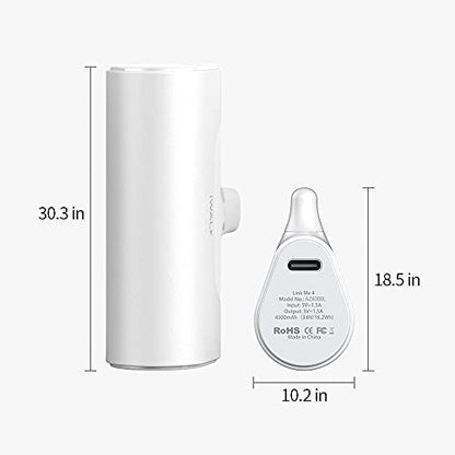 IWALK - 4300mAh Ultra-Compact Power Bank, Portable Charger for iPhone 13/12/11