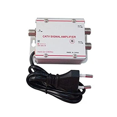 Enhance your cable and TV experience with the JMA 2 Outputs Signal Amplifier. Seamless functionality and high performance for optimal signal quality. Keywords: signal amplifier, cable channels, TV channels